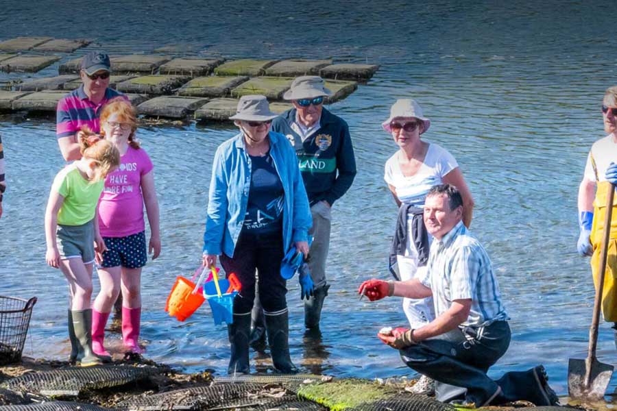 Bezoek oesterkwekerij